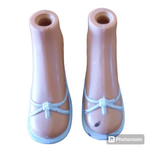 BRATZ DOLL SHOES LAST DANCE 2003 CLOE LIGHT BLUE STRAPPY HEELS - Picture 1 of 3